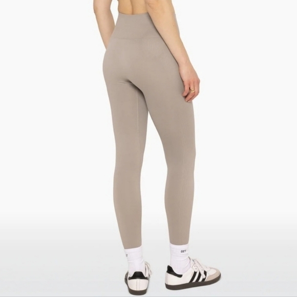SET Active S Sculptflex Seamless Wide Waistband High Rise Power Legging Tan - Picture 2 of 12